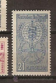 Francobolli: Brasil * & Aereo, El mundo de Estados Contra la Malaria, Erradicación de la Malaria 1962 (94)